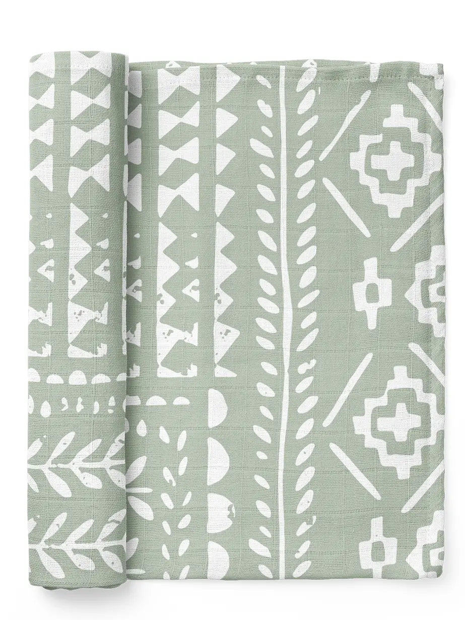 Muslin Swaddle Baby Blanket - Tapestry Swaddle