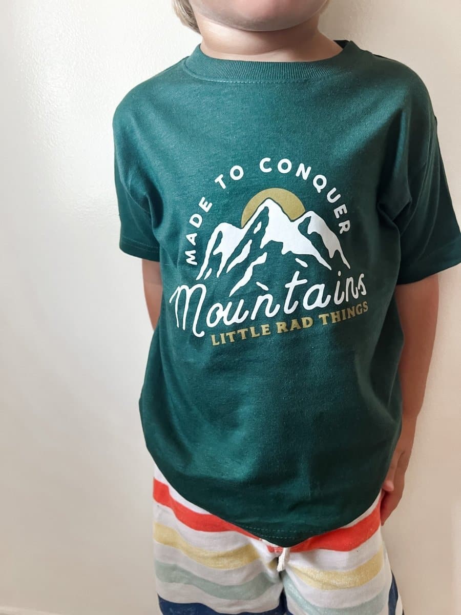 MADE TO CONQUER TEE - FOREST GREEN