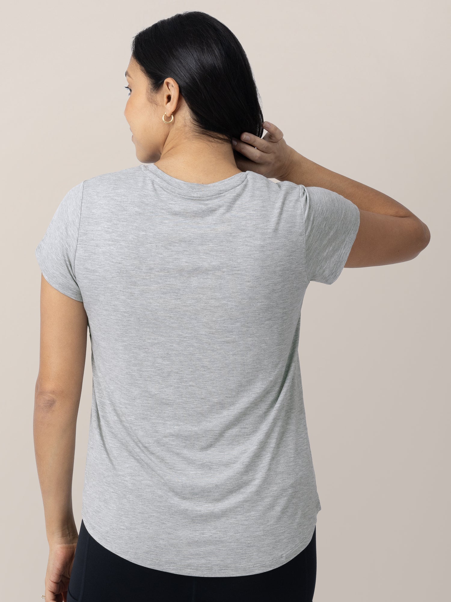 Everyday Maternity & Nursing T-shirt | Grey Heather