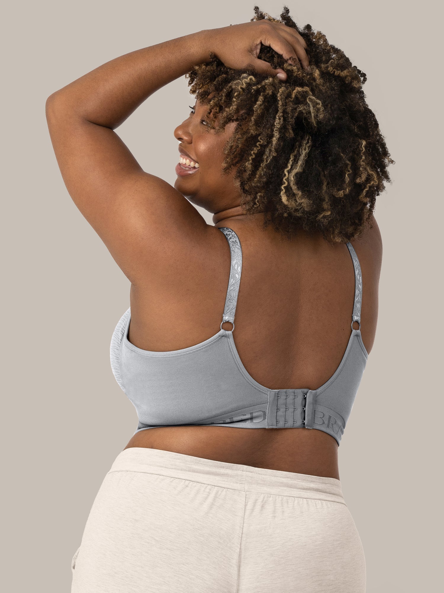 Sublime® Hands-Free Pumping & Nursing Bra | Grey