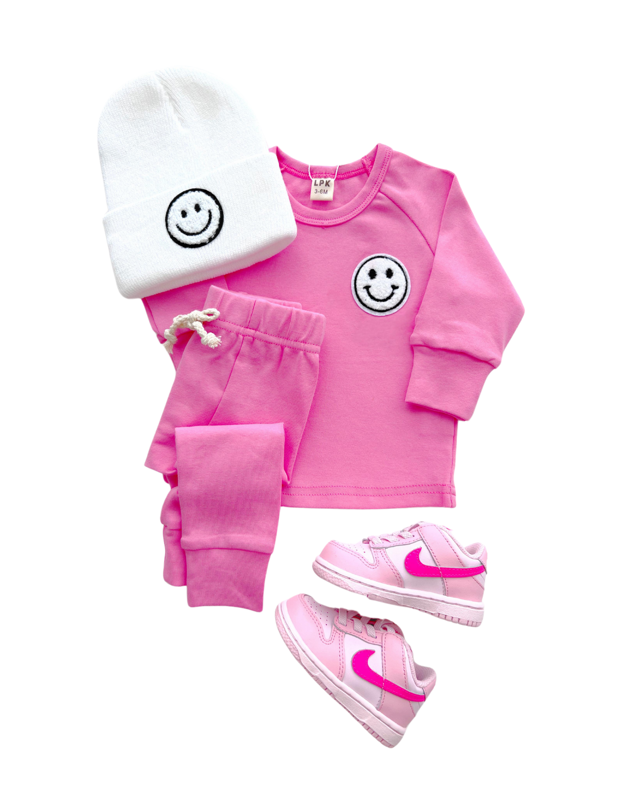 Lounge Set | Smiley Bubble Gum