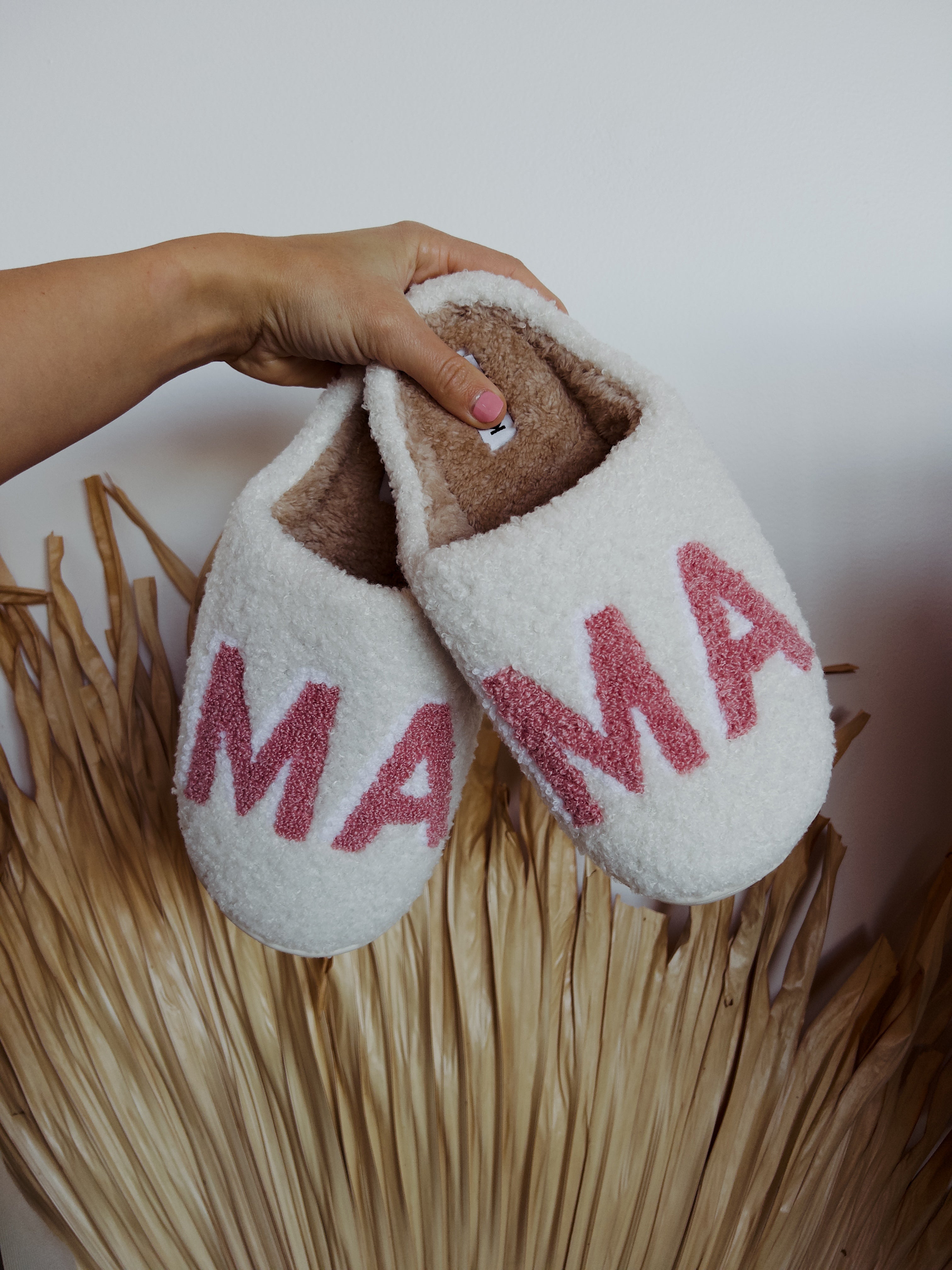 Pink Mama Mother’S Day Slippers