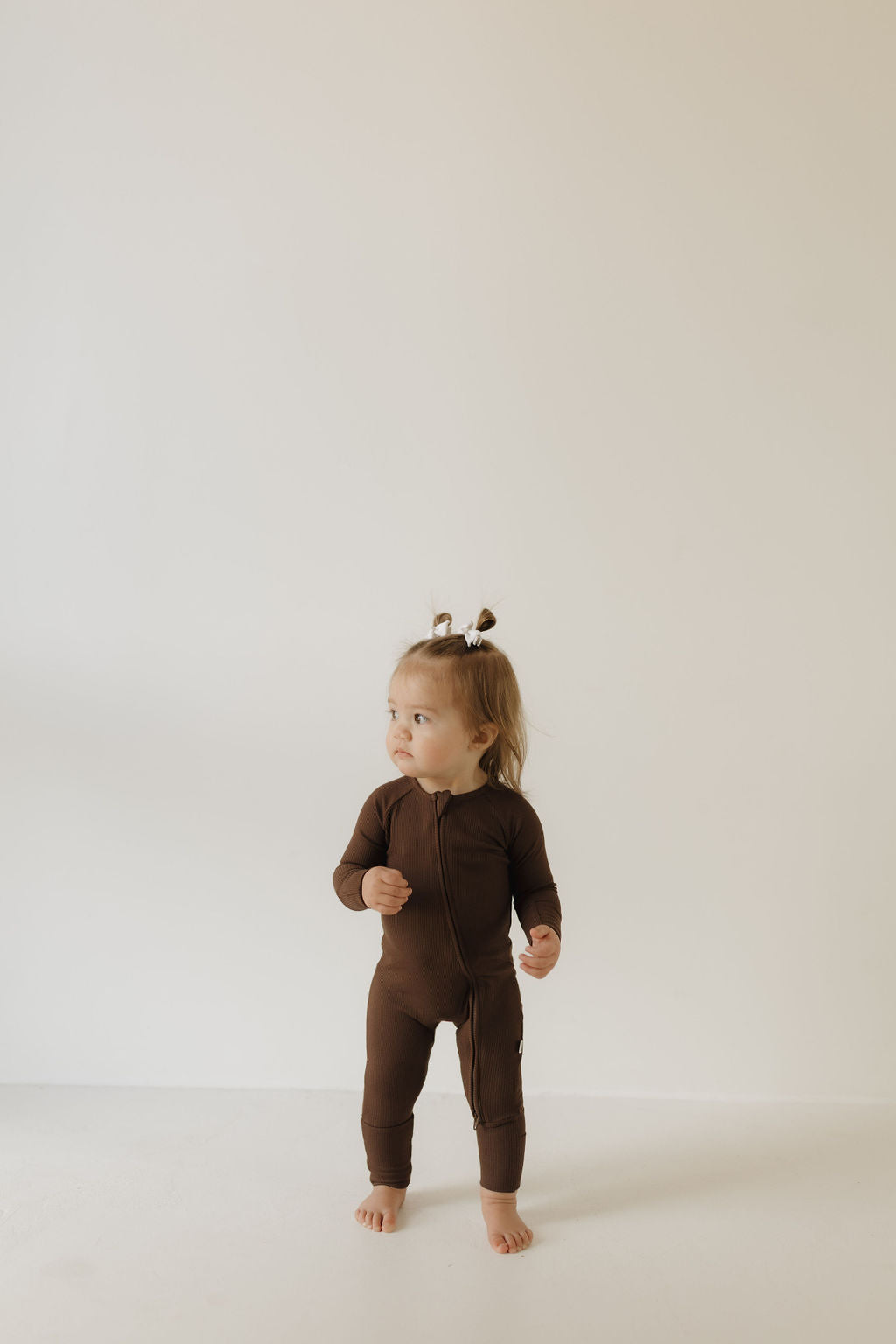 Bamboo Zip Pajamas | Coffee Bean