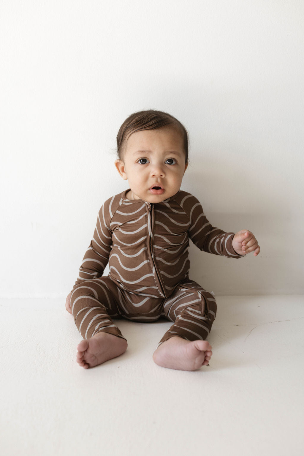 Bamboo Zip Pajamas | Static Waves