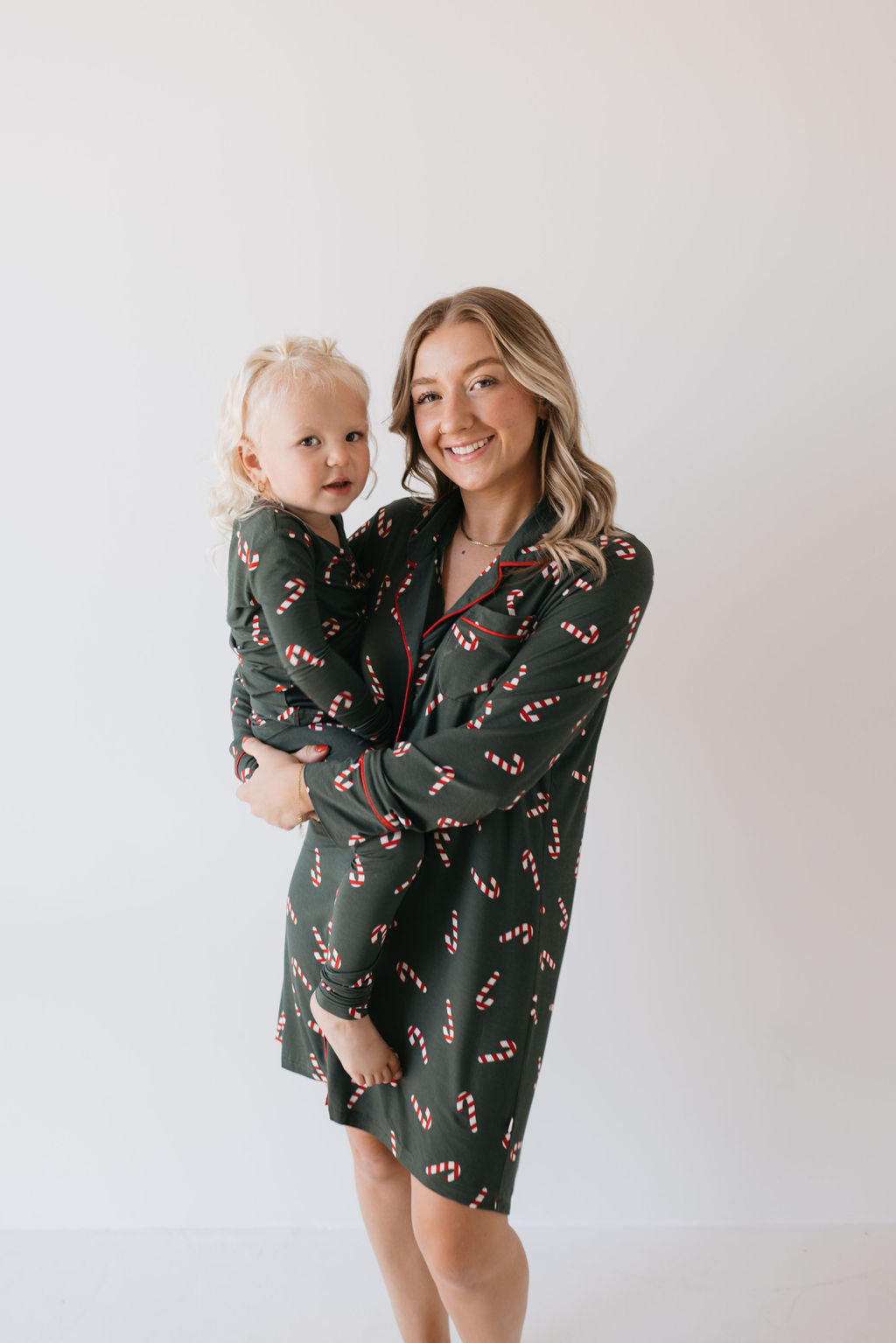 Bamboo Two Piece Pajamas | Candy Cane Lane