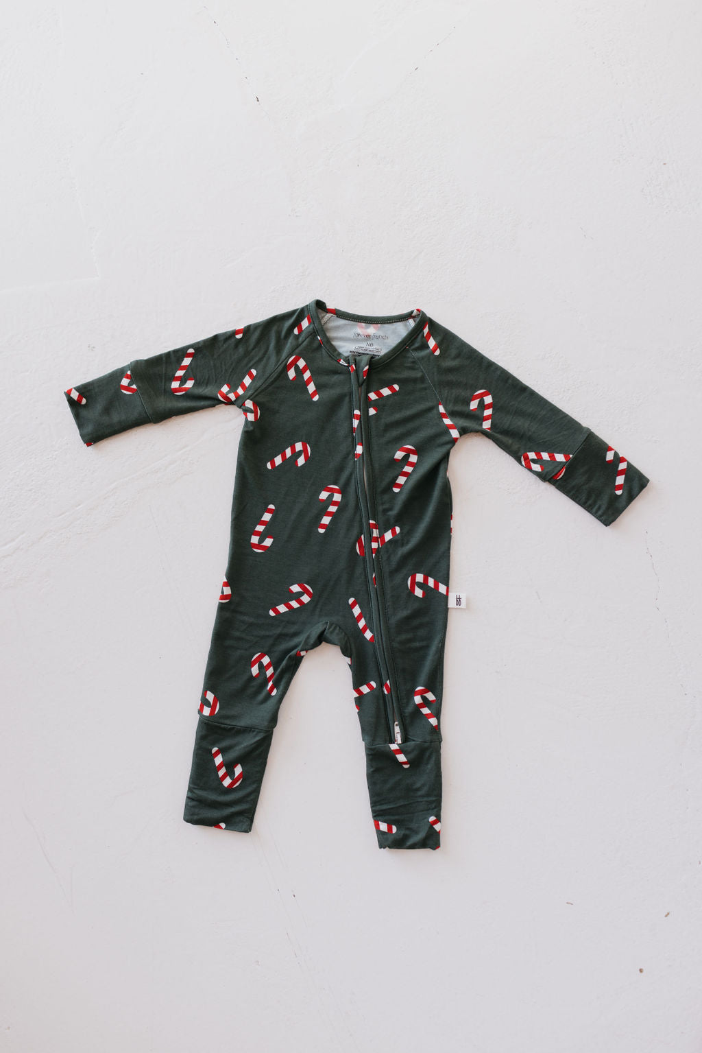 Bamboo Zip Pajamas | Candy Cane Lane