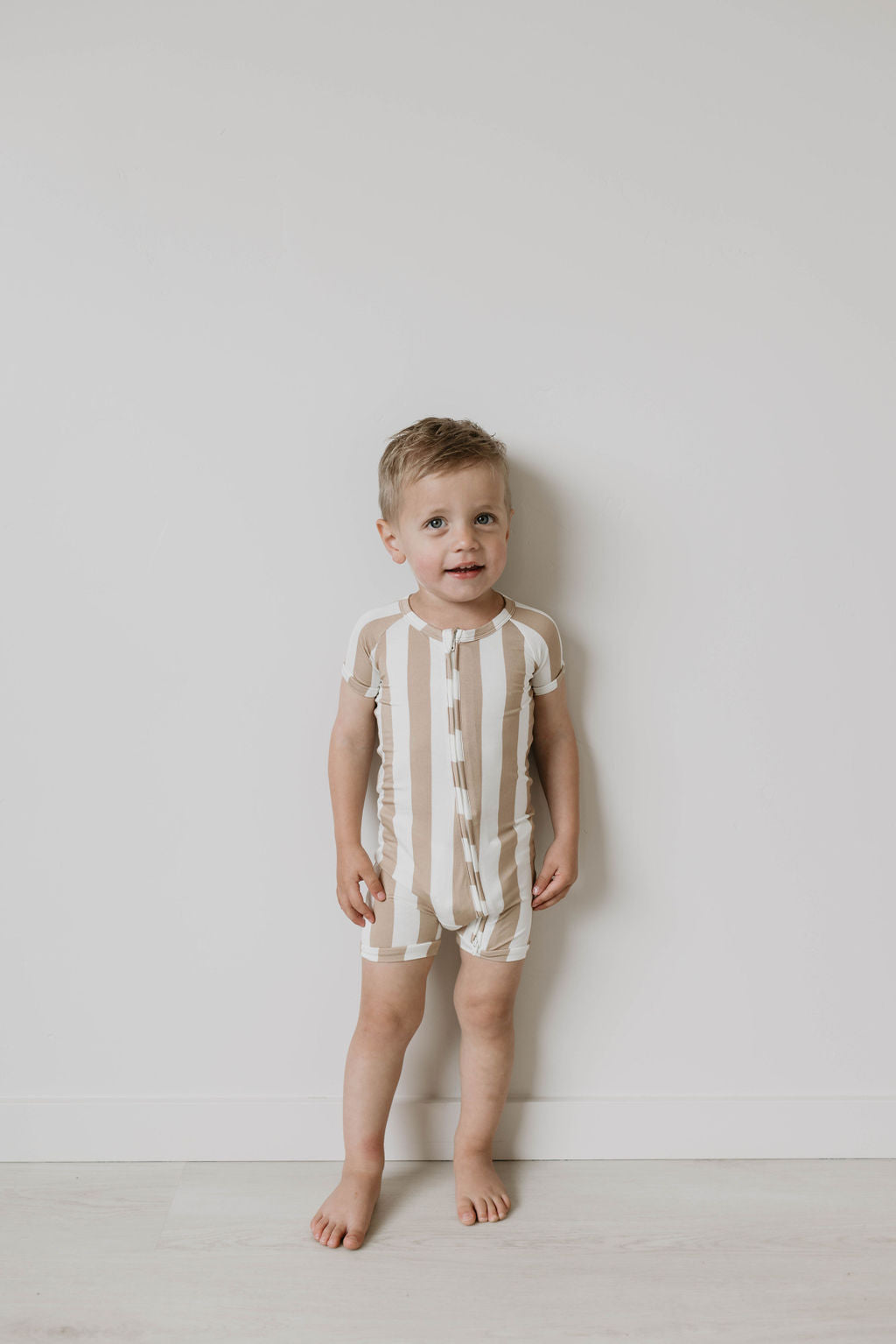 Shortie Bamboo Zip | Kal Stripe