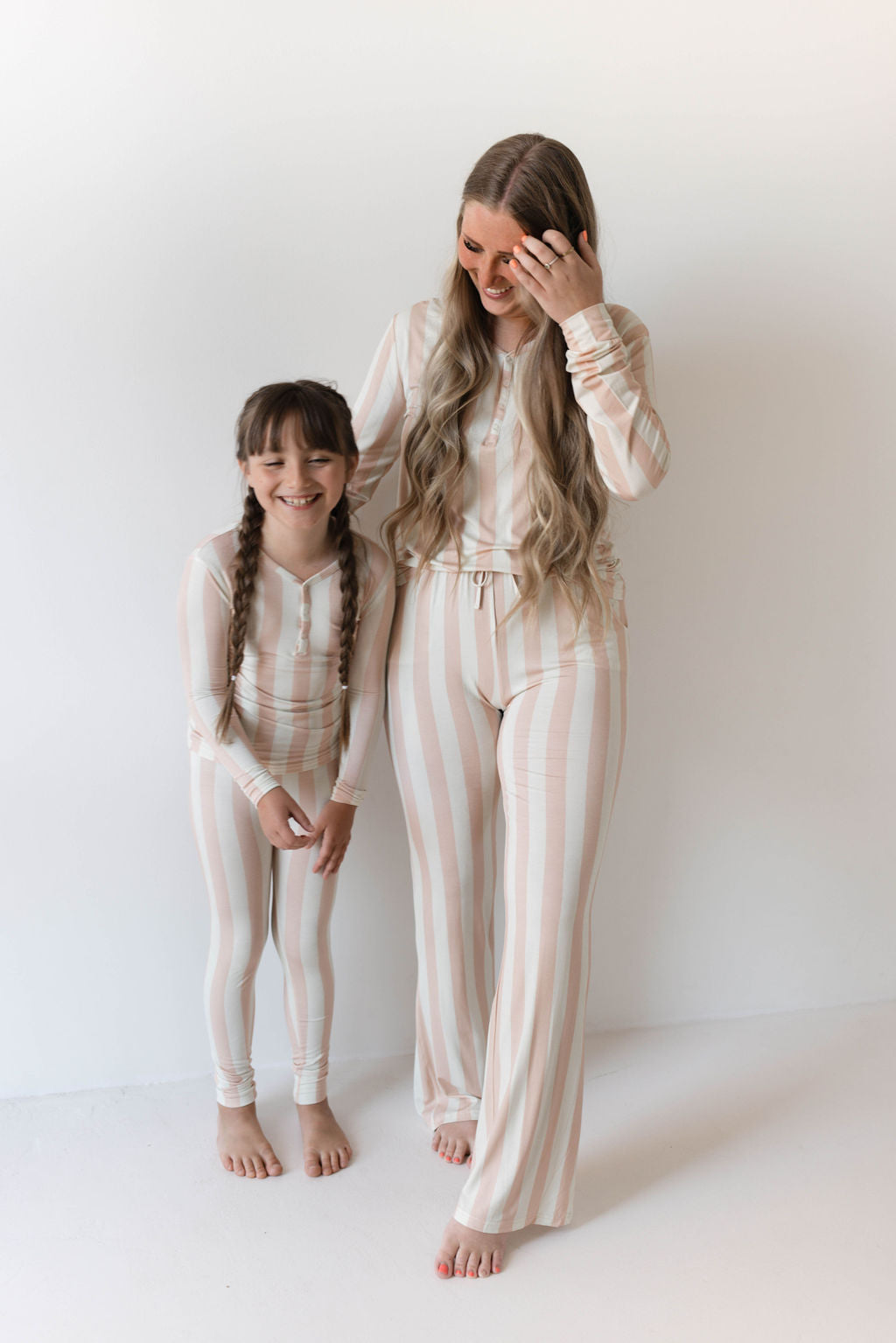 Bamboo Two Piece Pajamas | Candy stripe