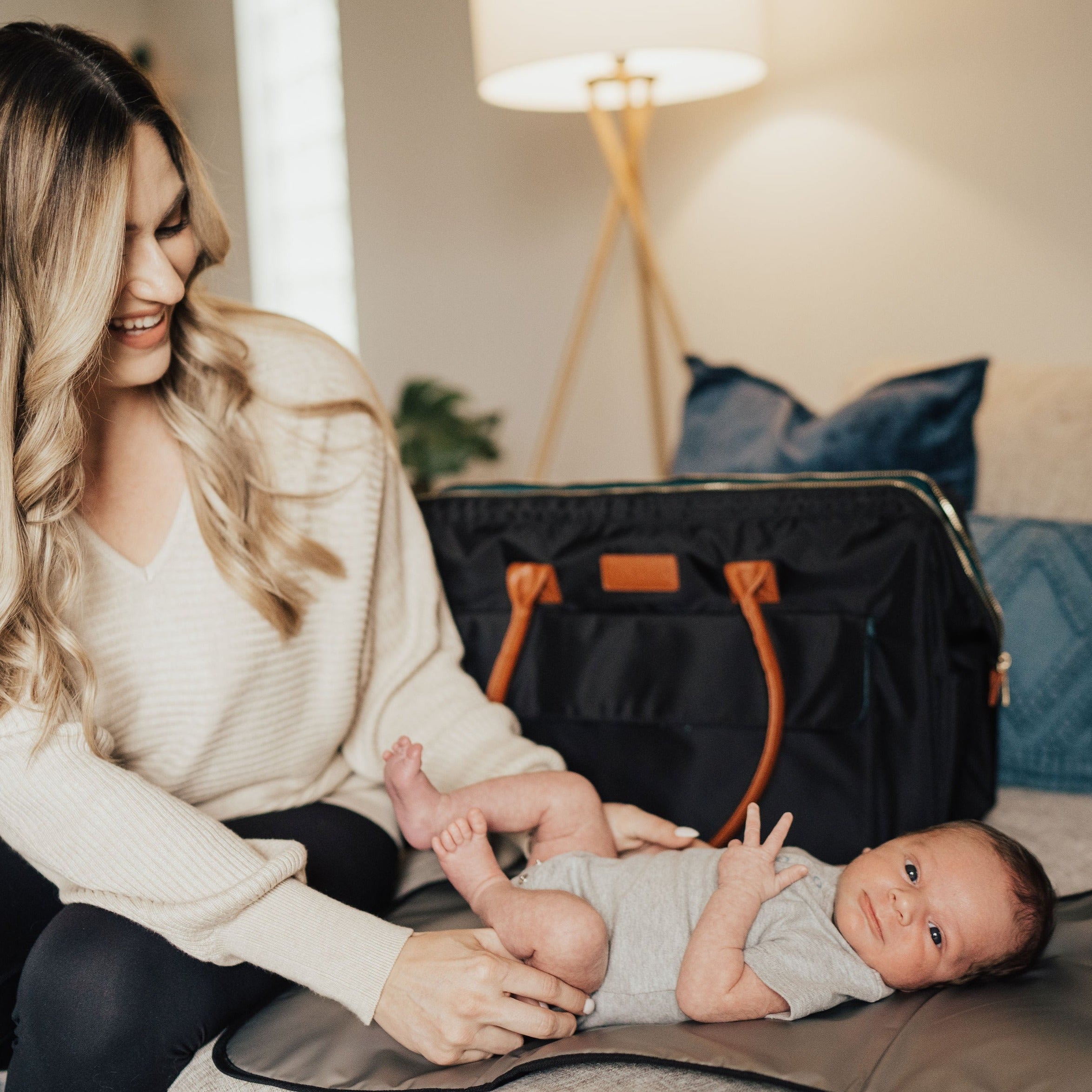 Birth Bag: Hospital Weekender Bag + Changing Pad + Pouch