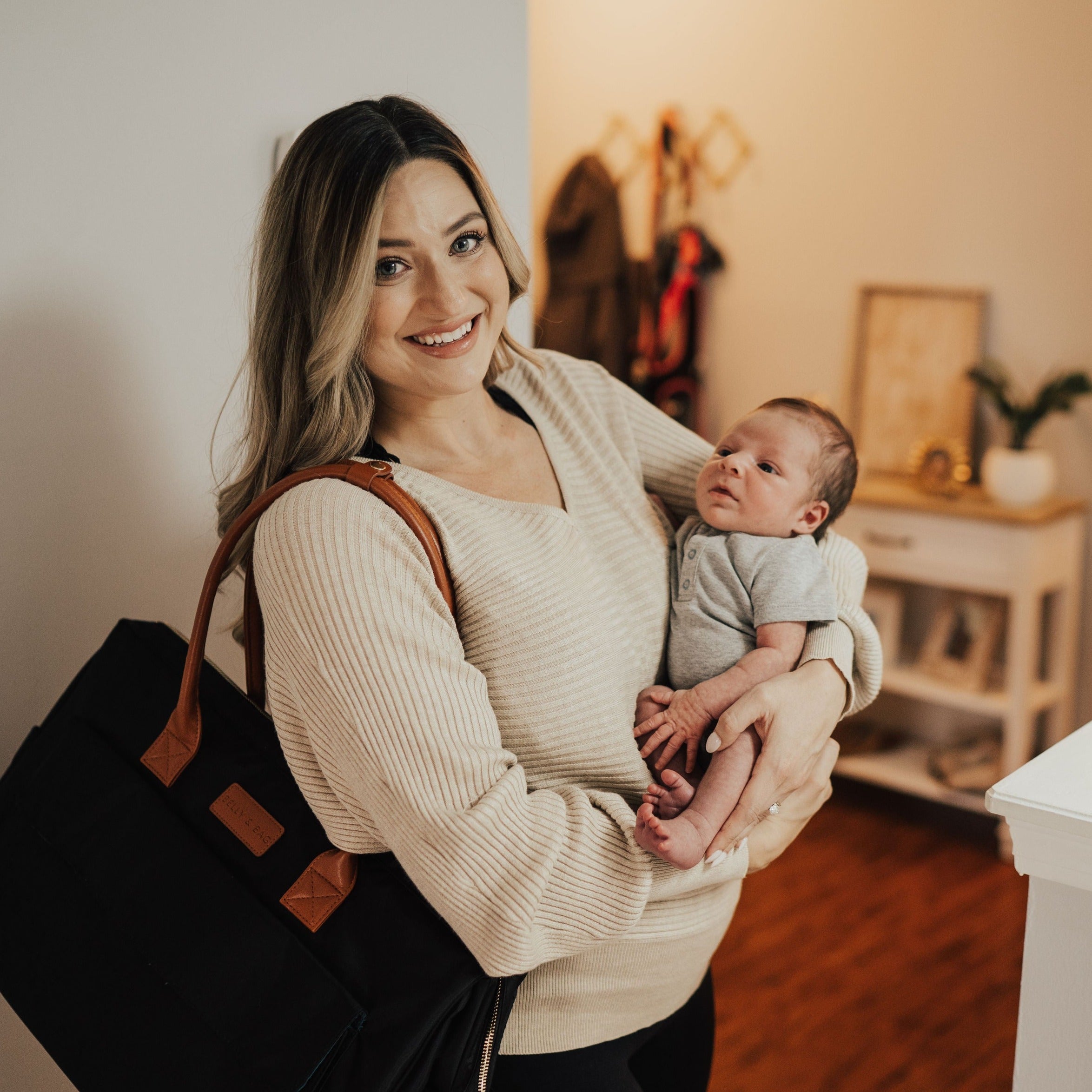 Birth Bag: Hospital Weekender Bag + Changing Pad + Pouch