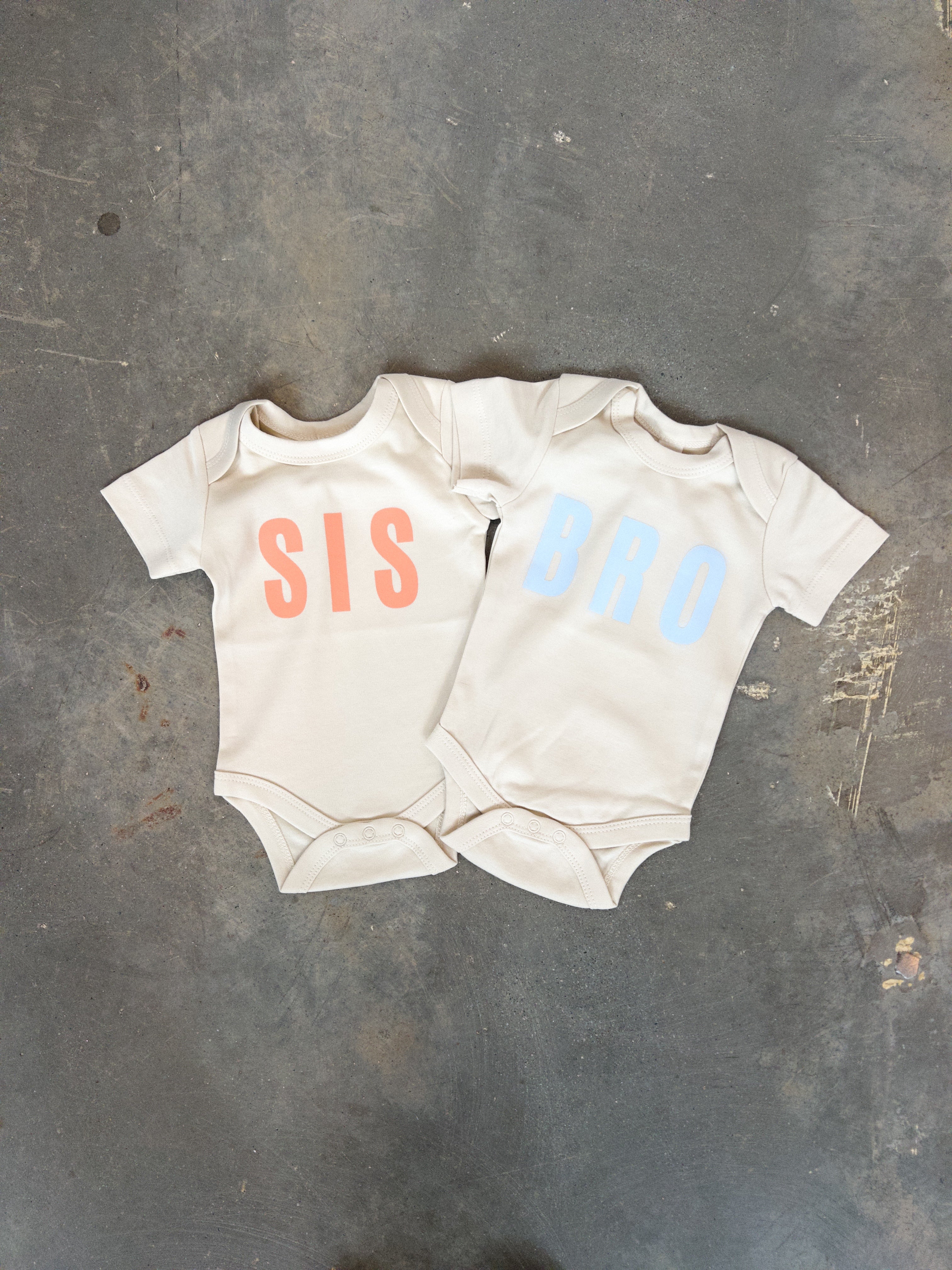 SIS + BRO Organic Onesie