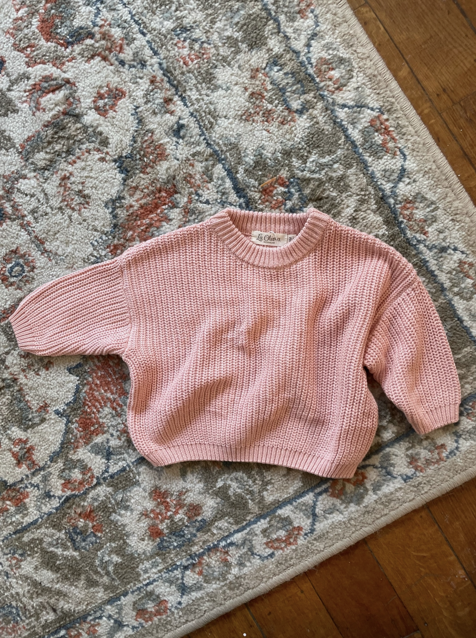 Liv Cotton Knit Sweater