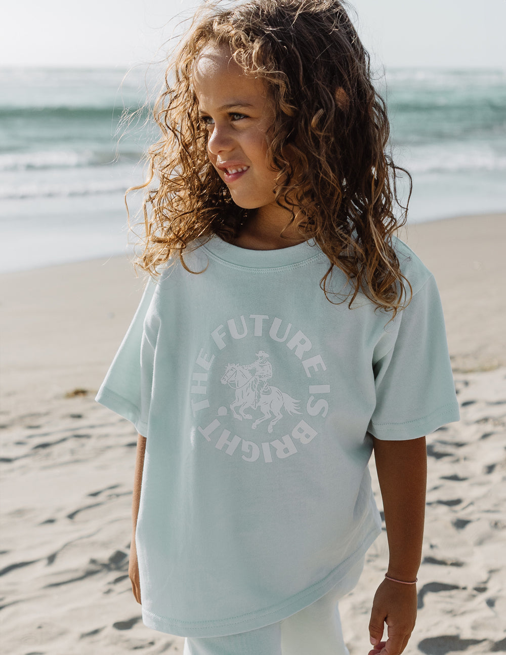 The Future Is Bright Kids Tee