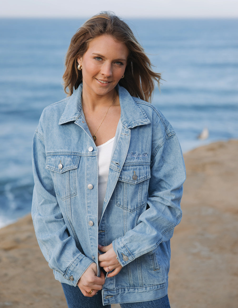 What a Friend In Jesus Denim Jacket