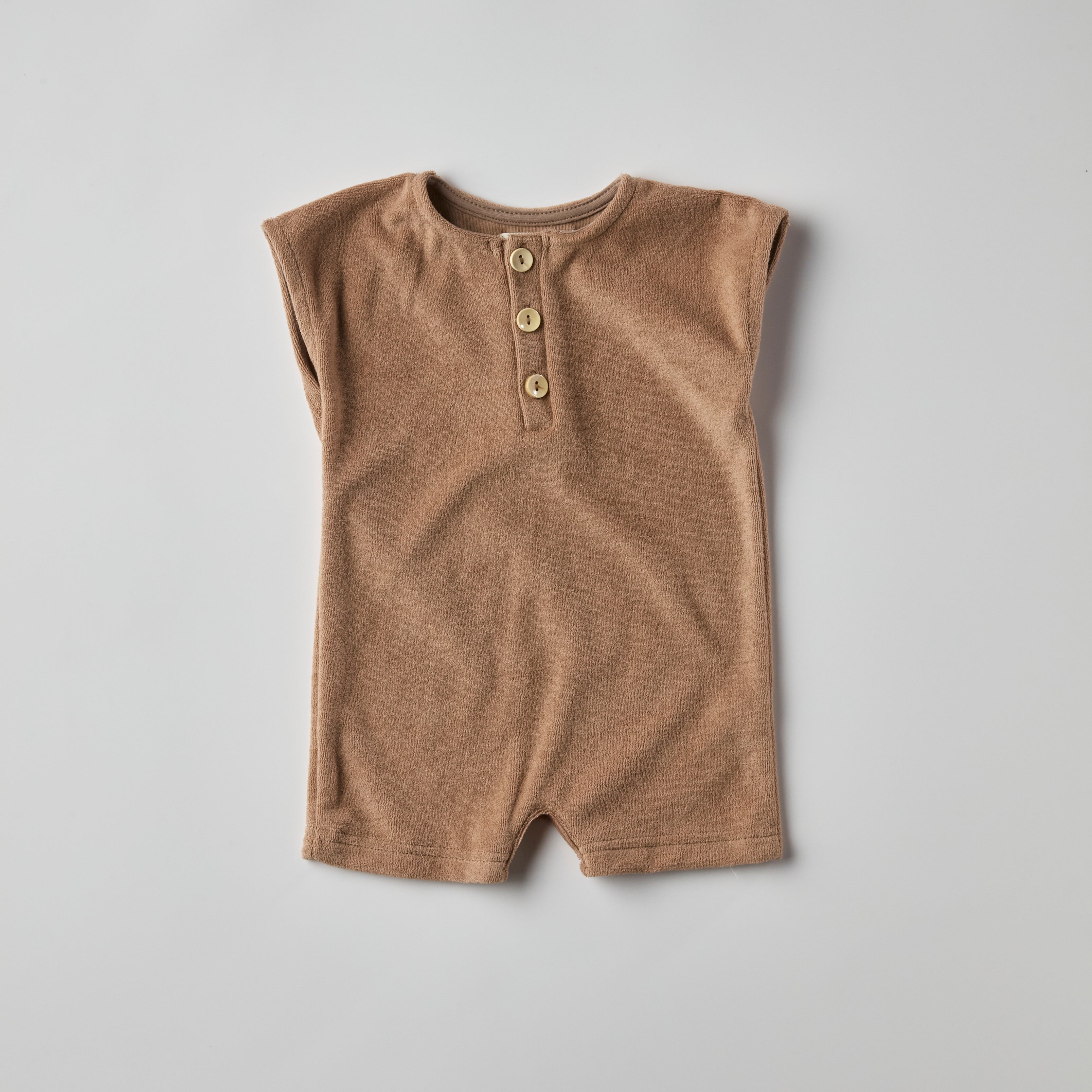 Dillon Romper in Brown