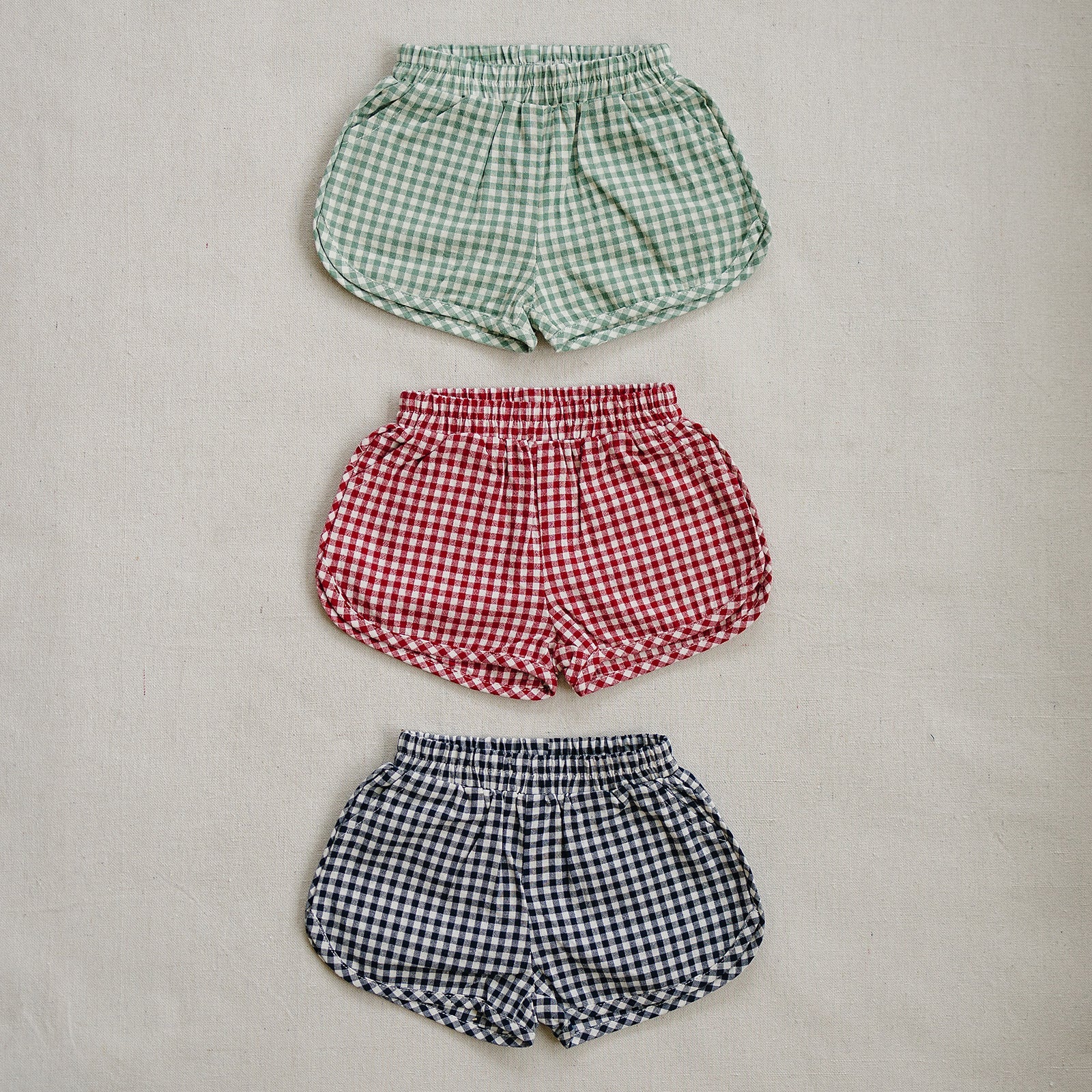 Red Gingham Shorts