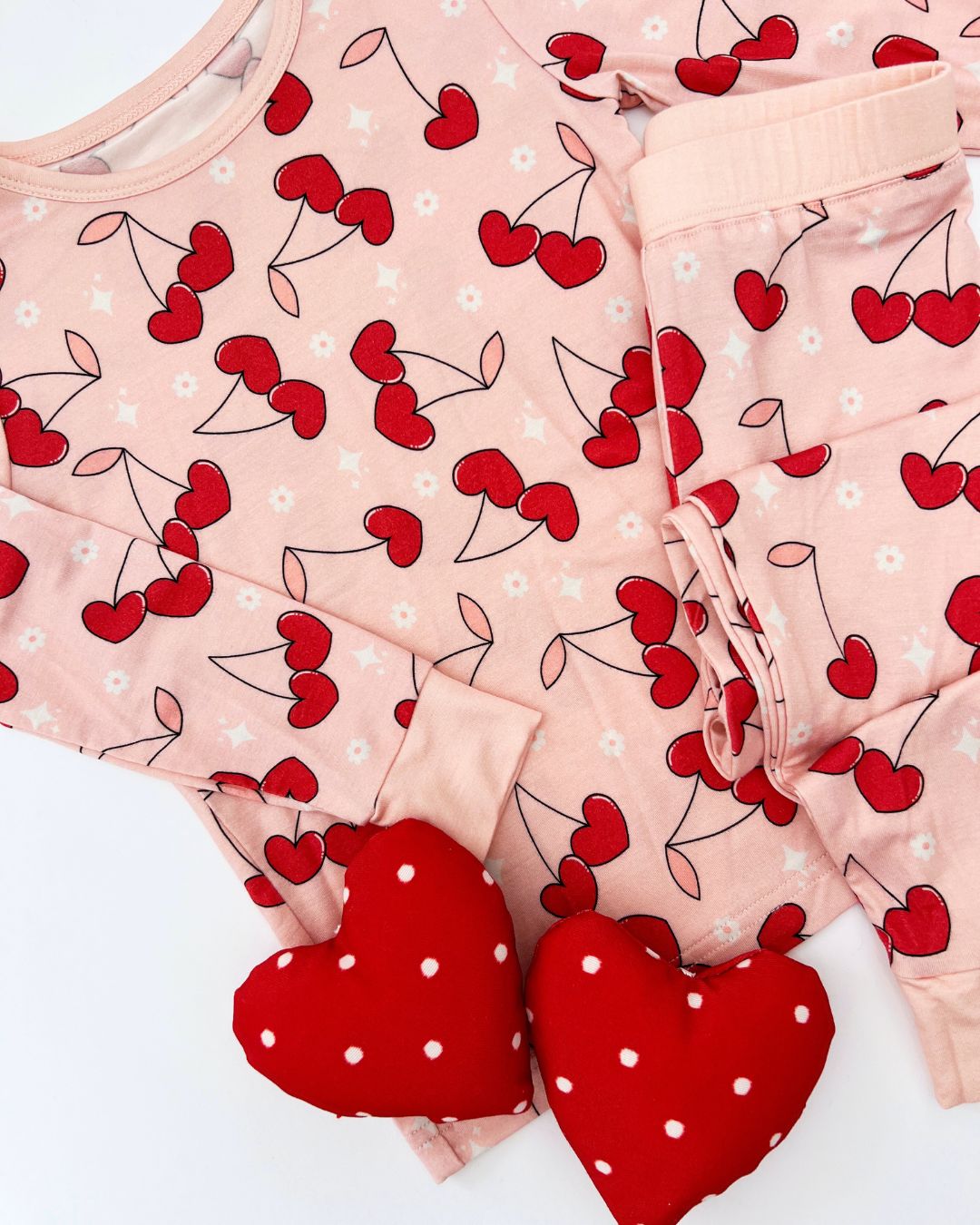 Bamboo Two Piece Set | Cherry Heart