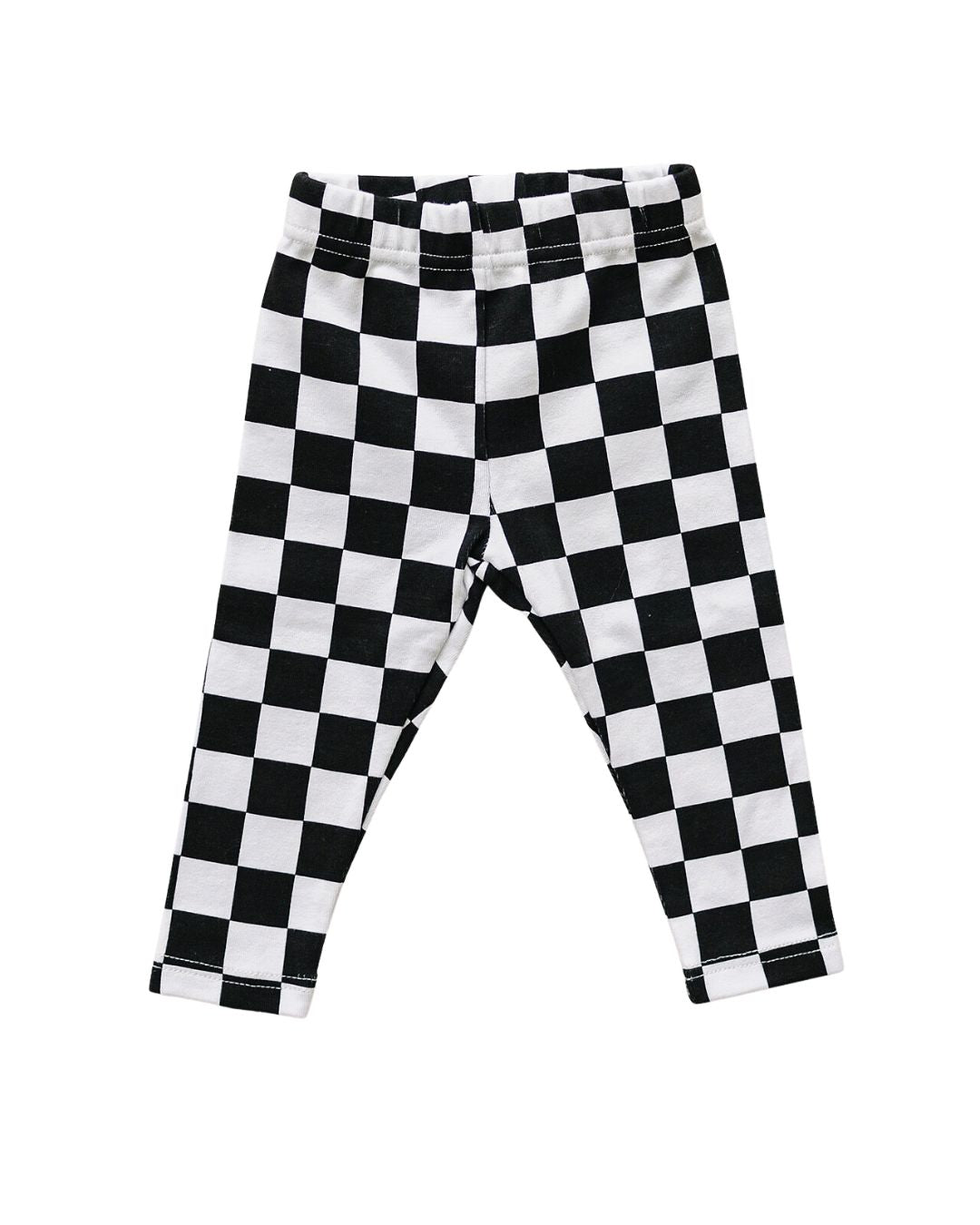 Checkered Leggings | Black
