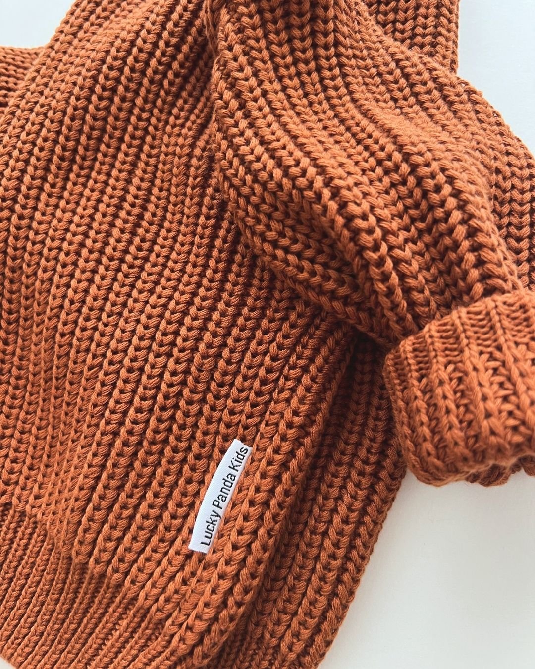 Chunky Knit Sweater | Rust