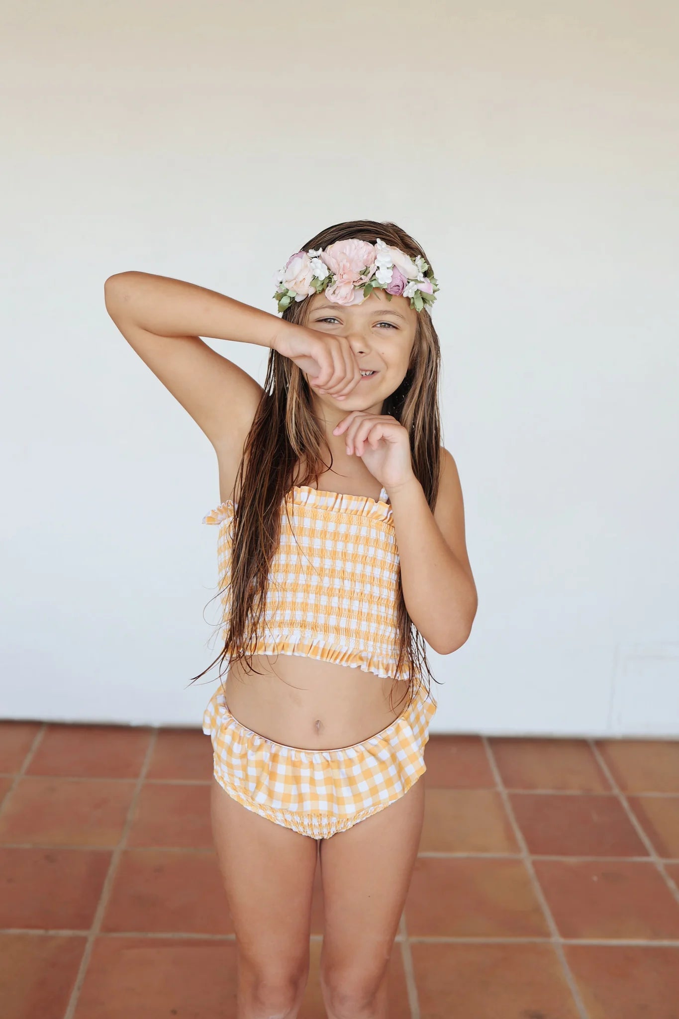 Gingham | Girls Two Piece