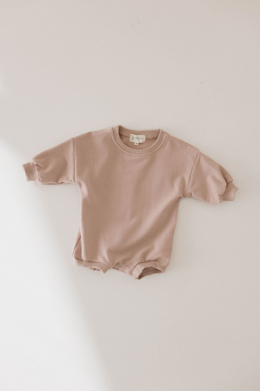 Dusty Lilac |Organic Cotton  Sweatshirt Romper