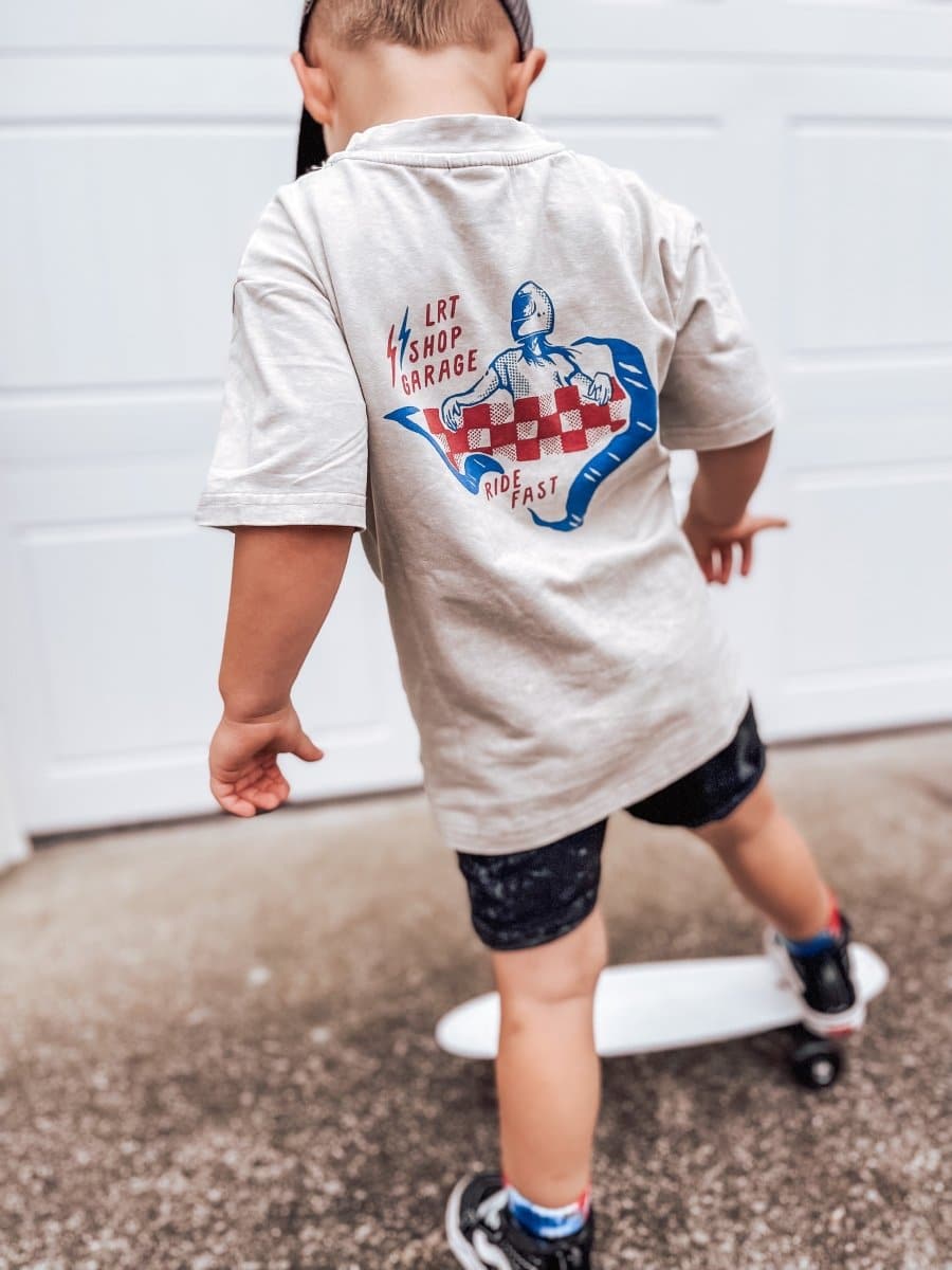 RED, WHITE AND BOOM TEE