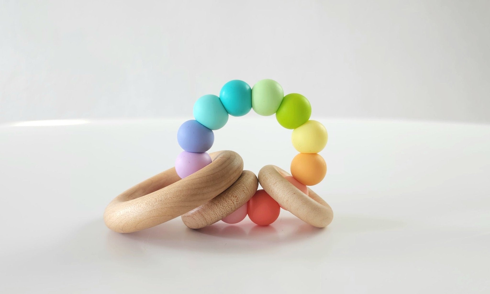 Saturn Ring Wooden Baby Teether