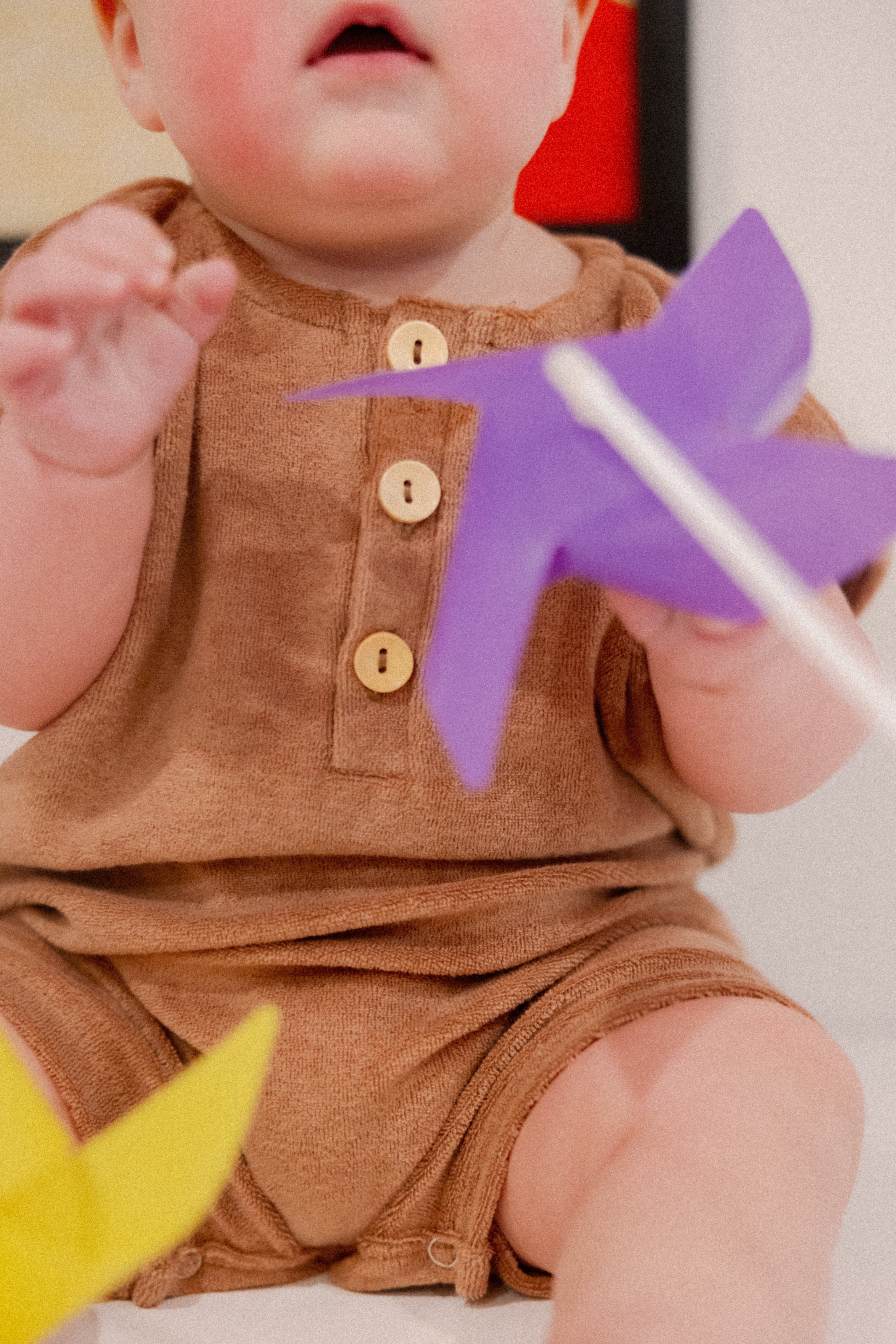 Dillon Romper in Brown
