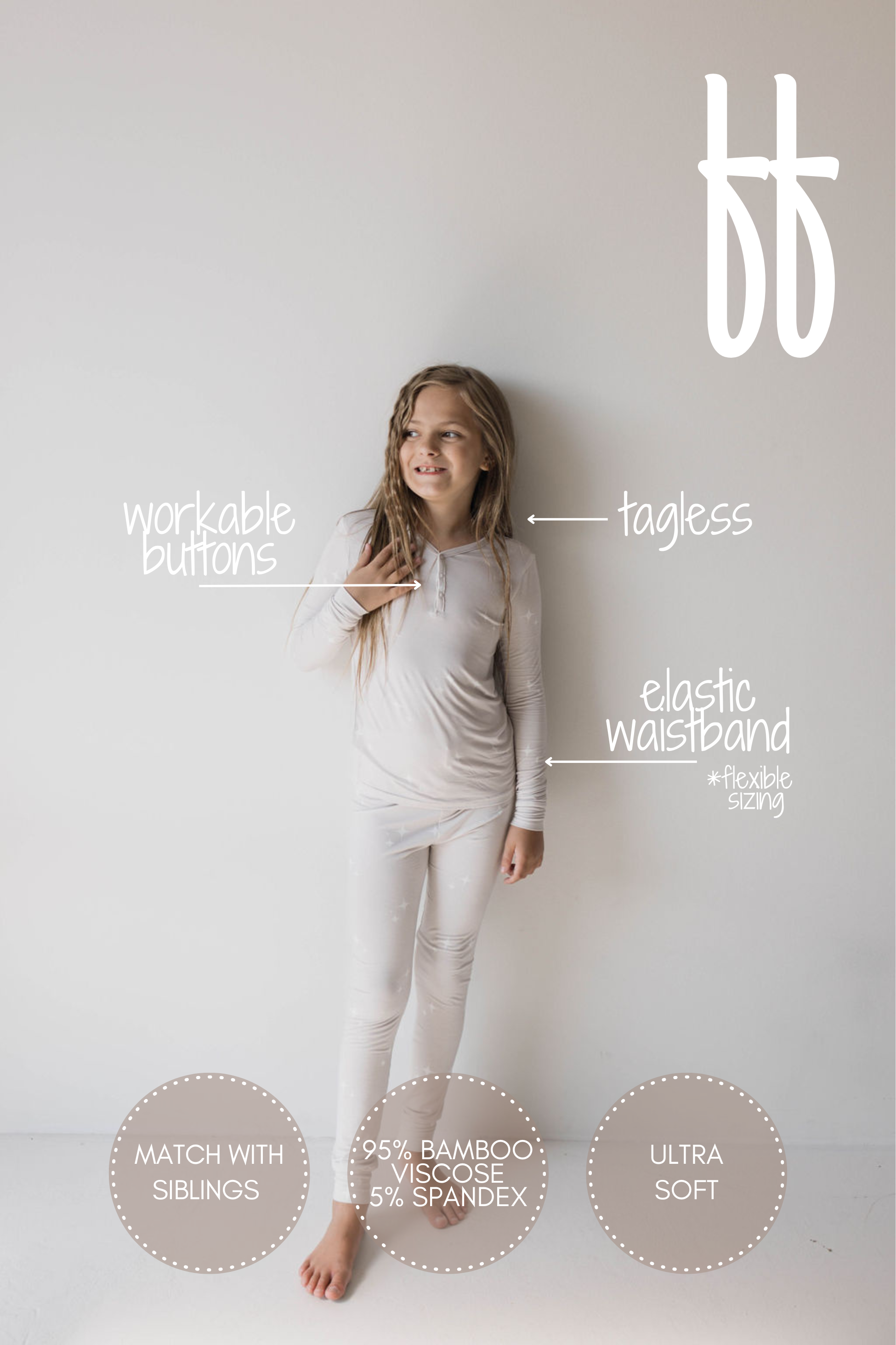 Bamboo Two Piece Pajamas | Sparkle!