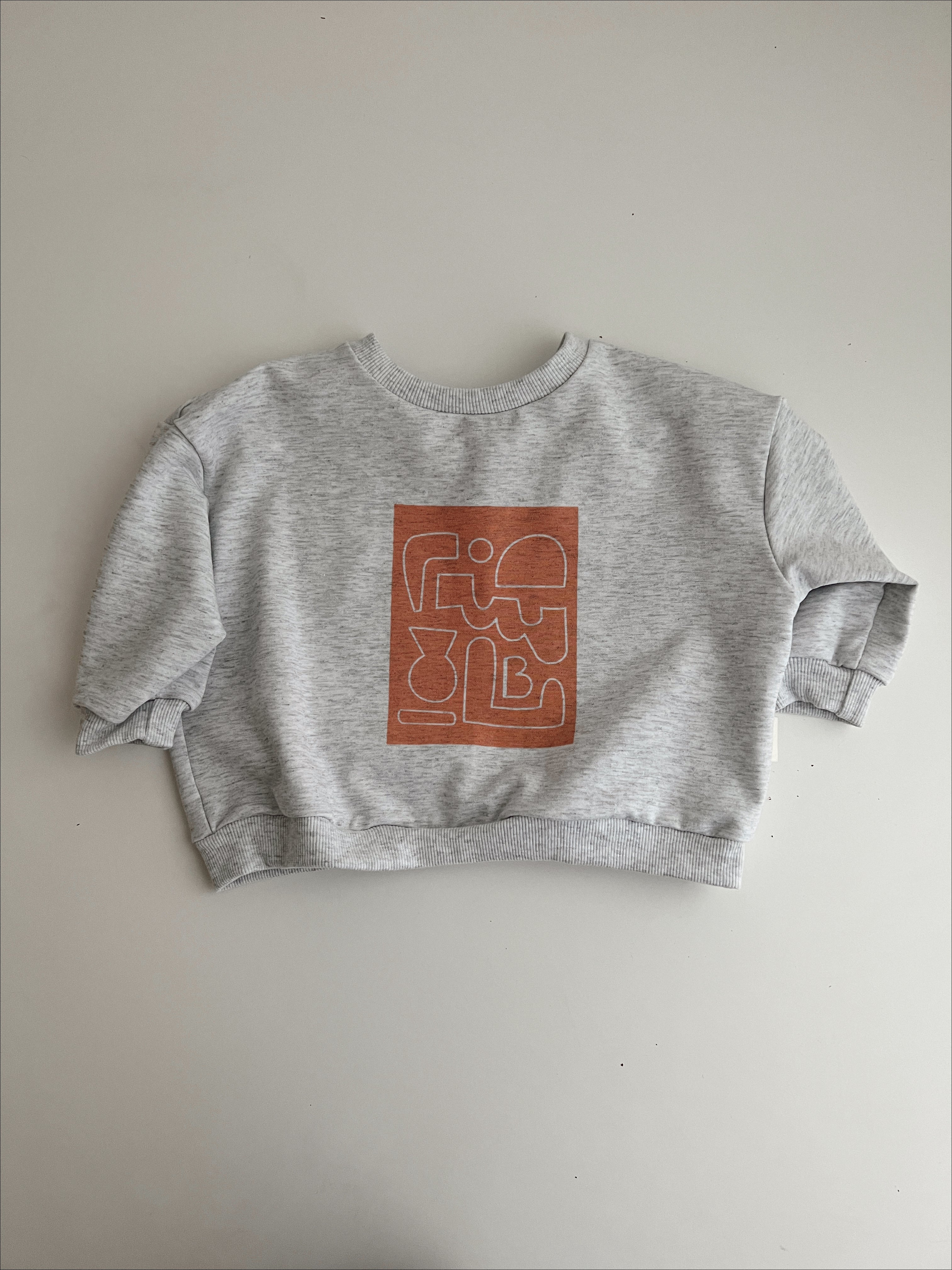 Slouch Pullover - Gray (5-6 Years) LAST ONE!