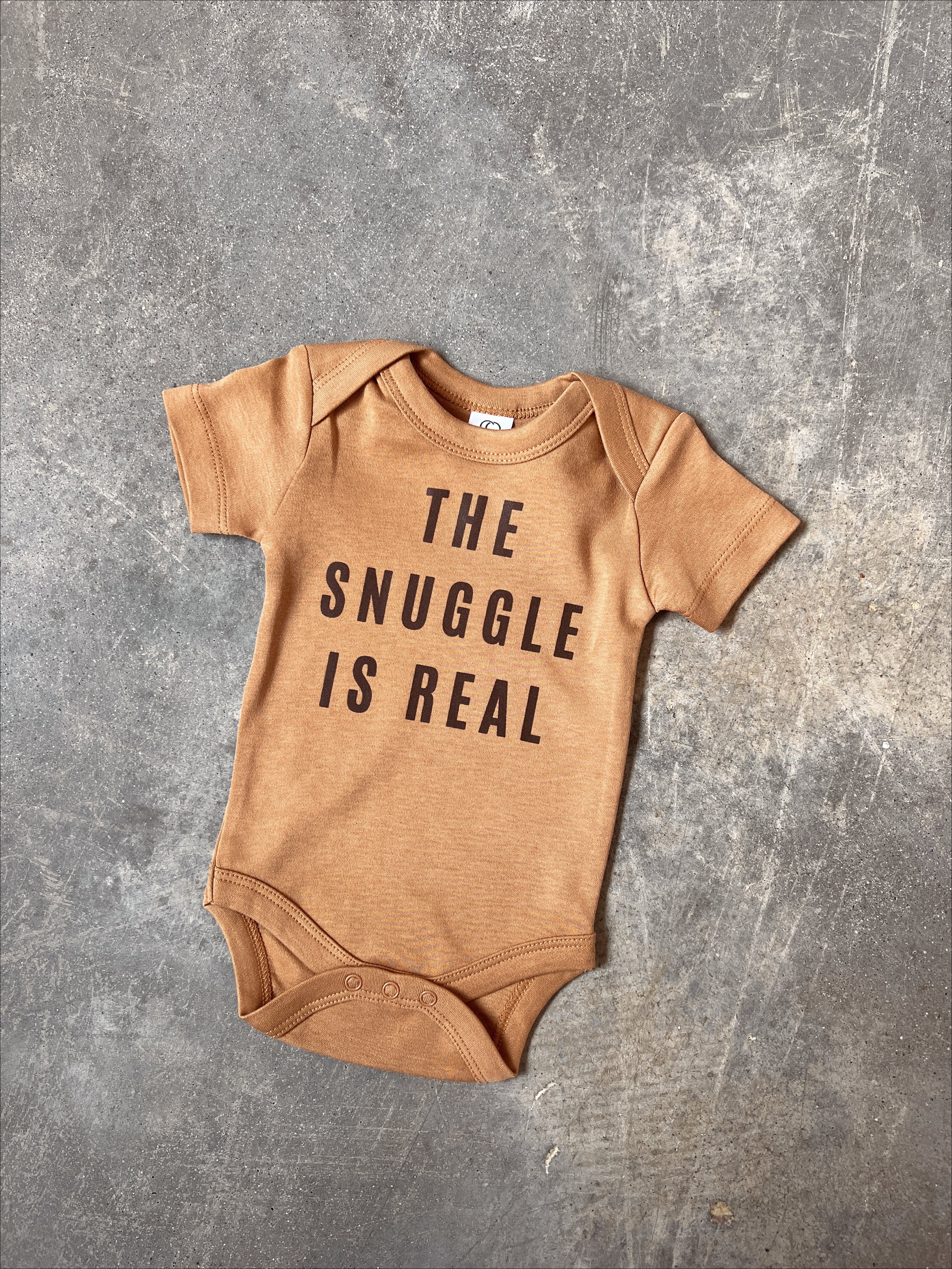 The Snuggle Is Real Organic Onesie